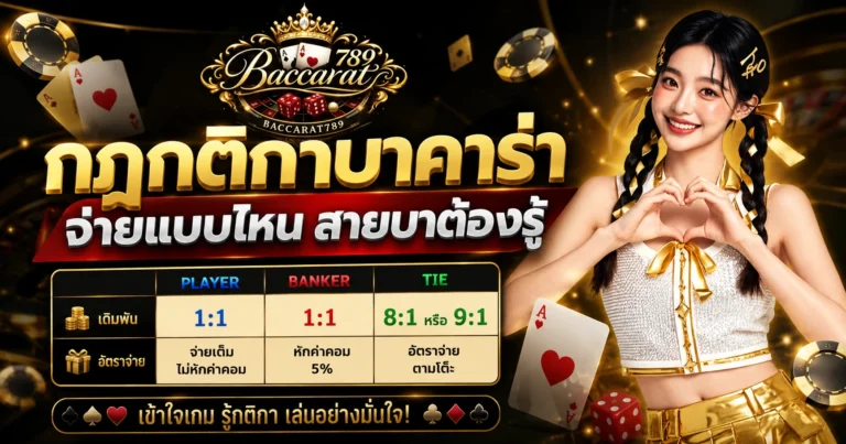 กฎกติกาบาคาร่า - Baccarat789